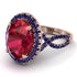 Glamorous Oval Ruby Ring - Jordyn No. 71 image 1