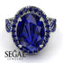 Glamorous Oval Sapphire Ring - Jordyn No. 75 image 2