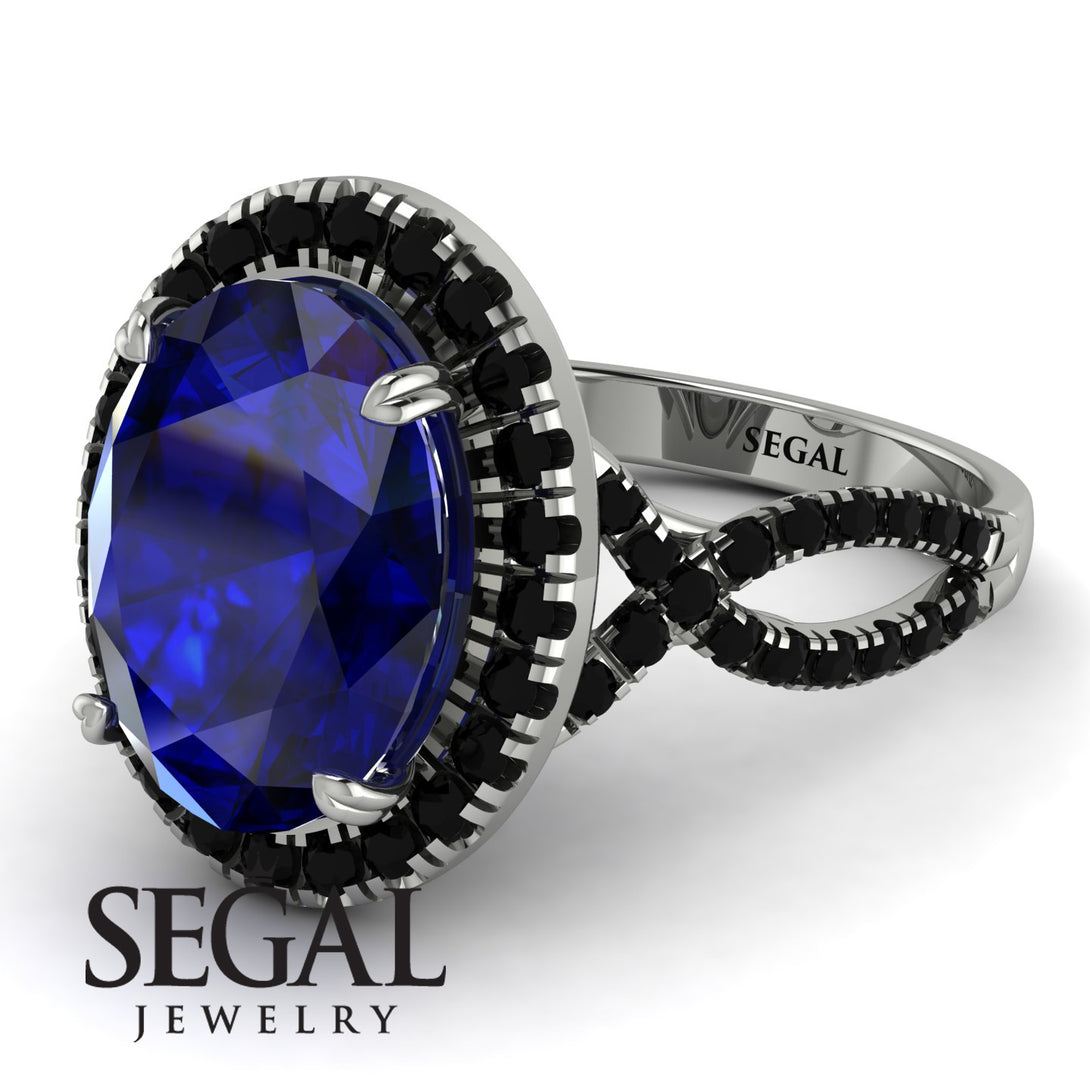 Glamorous Oval Sapphire Ring - Jordyn No. 45