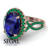 Glamorous Oval Sapphire Ring - Jordyn No. 29