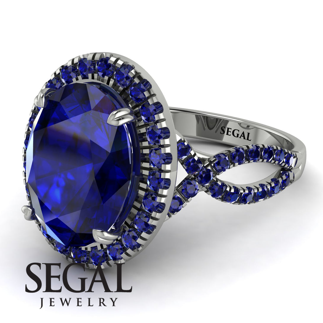 Glamorous Oval Sapphire Ring - Jordyn No. 75