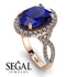 Glamorous Oval Sapphire Ring - Jordyn No. 14 image 3
