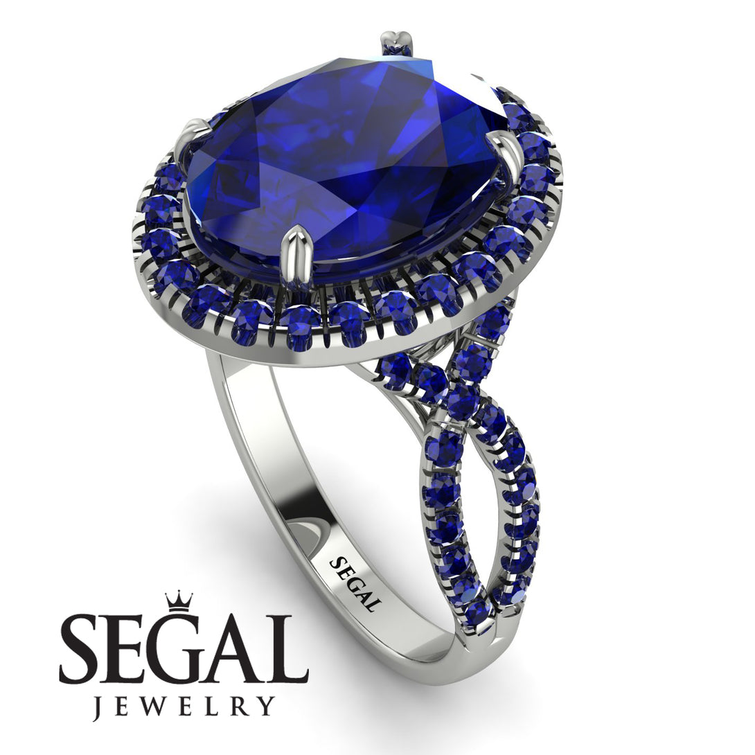 Glamorous Oval Sapphire Ring - Jordyn No. 75