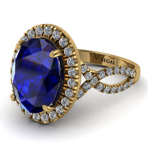 Glamorous Oval Sapphire Ring - Jordyn No. 13 image 1