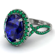 Glamorous Oval Sapphire Ring - Jordyn No. 30 image 1