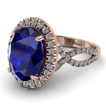 Glamorous Oval Sapphire Ring - Jordyn No. 14 image 1