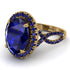 Glamorous Oval Sapphire Ring - Jordyn No. 73 image 1