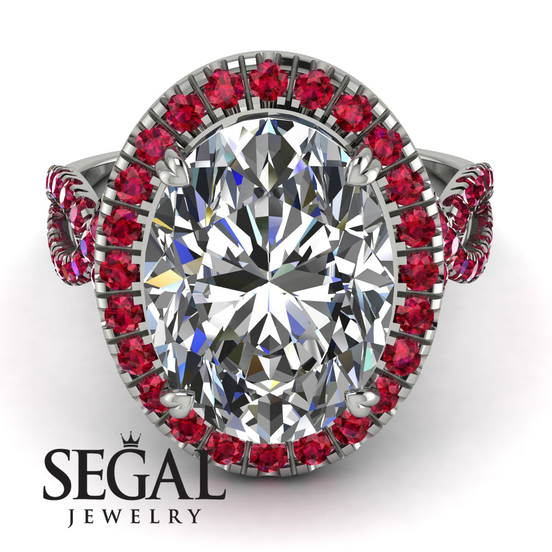 Glamorous Oval Diamond Ring - Jordyn No. 48