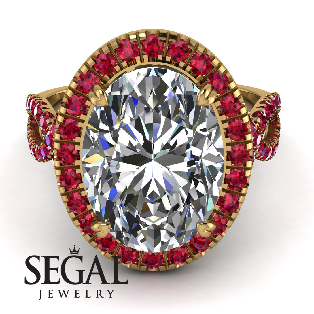 Glamorous Oval Diamond Ring - Jordyn No. 46