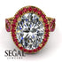 Glamorous Oval Diamond Ring - Jordyn No. 46