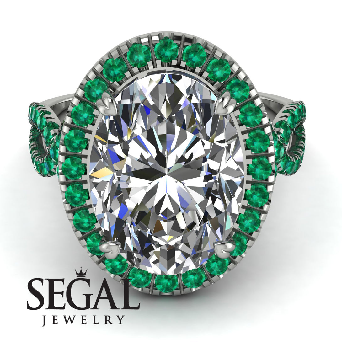 Glamorous Oval Diamond Ring - Jordyn No. 18