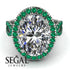 Glamorous Oval Diamond Ring - Jordyn No. 18 image 2