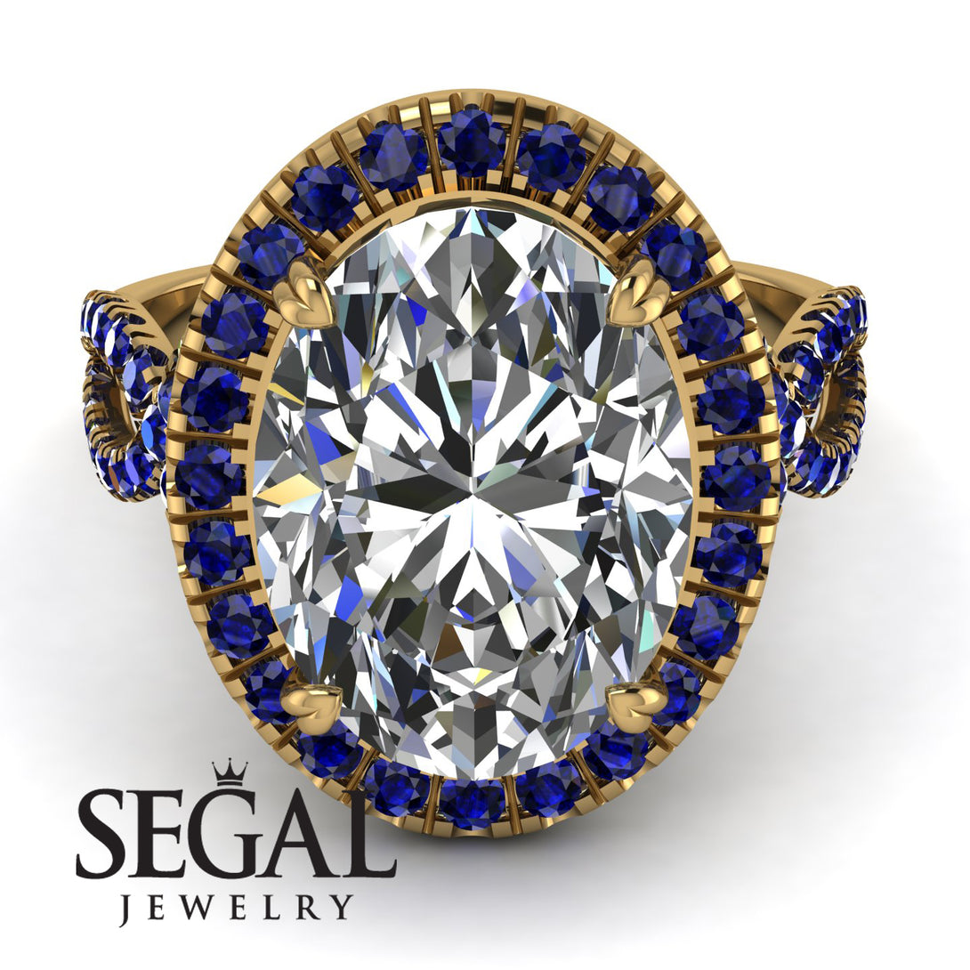 Glamorous Oval Diamond Ring - Jordyn No. 61