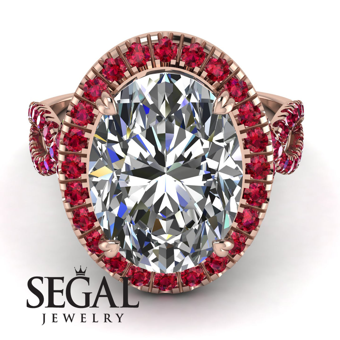 Glamorous Oval Diamond Ring - Jordyn No. 47