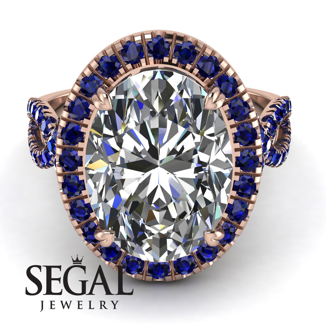 Glamorous Oval Diamond Ring - Jordyn No. 62