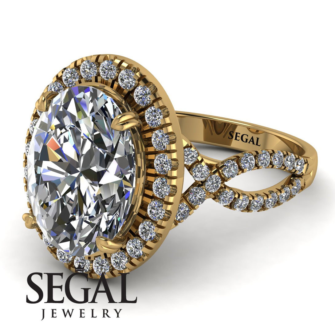 Glamorous Oval Diamond Ring - Jordyn No. 1