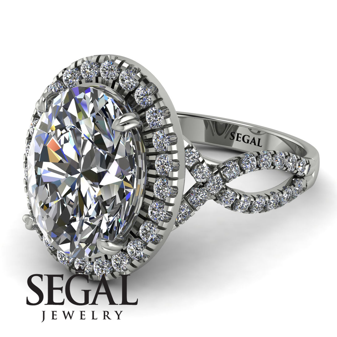 Glamorous Oval Diamond Ring - Jordyn No. 3
