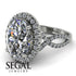 Glamorous Oval Diamond Ring - Jordyn No. 3 image 10