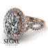 Glamorous Oval Diamond Ring - Jordyn No. 2 image 10