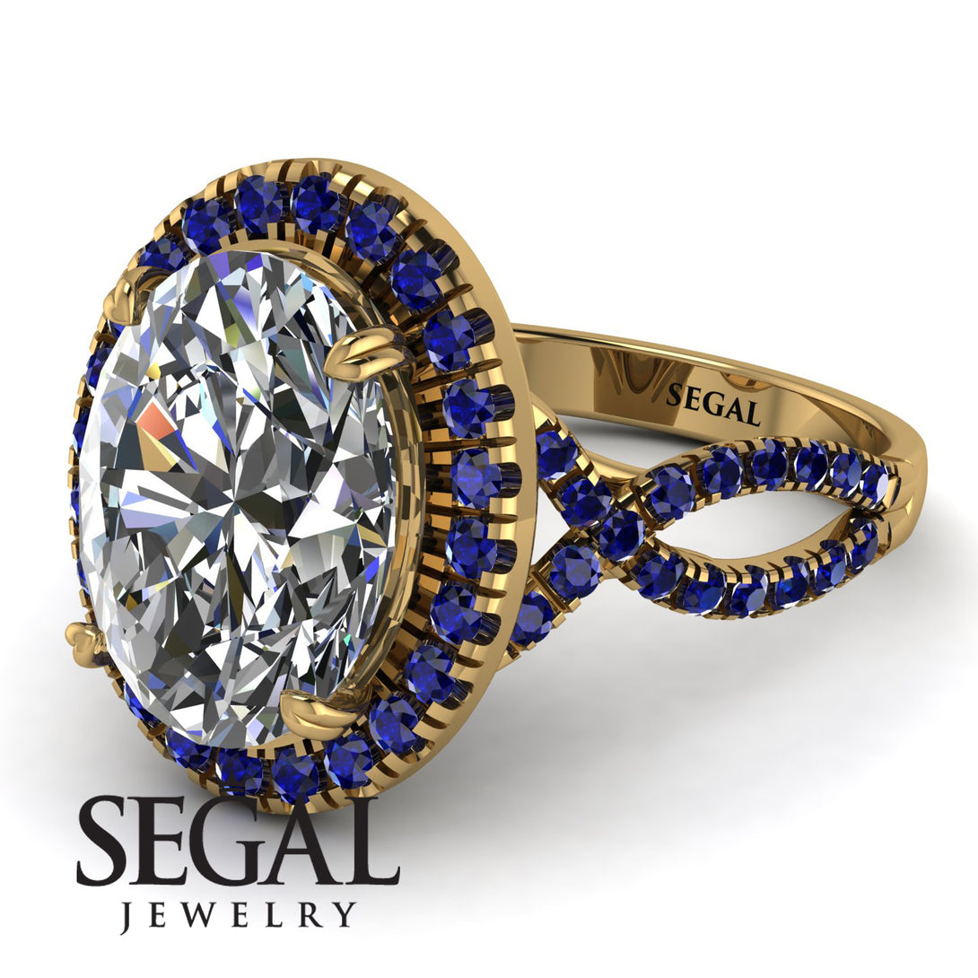 Glamorous Oval Diamond Ring - Jordyn No. 61