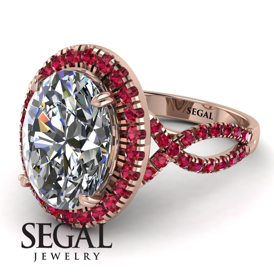 Glamorous Oval Diamond Ring - Jordyn No. 47