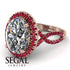 Glamorous Oval Diamond Ring - Jordyn No. 47 image 10