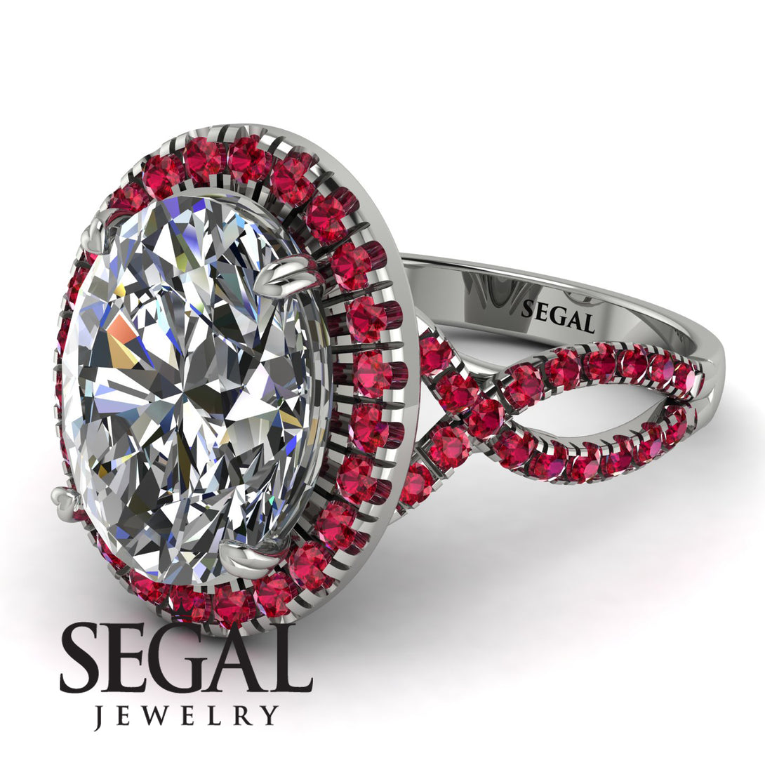 Glamorous Oval Diamond Ring - Jordyn No. 48