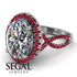 Glamorous Oval Diamond Ring - Jordyn No. 48