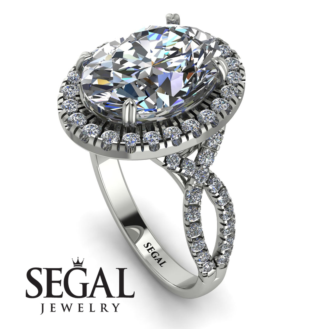Glamorous Oval Diamond Ring - Jordyn No. 3