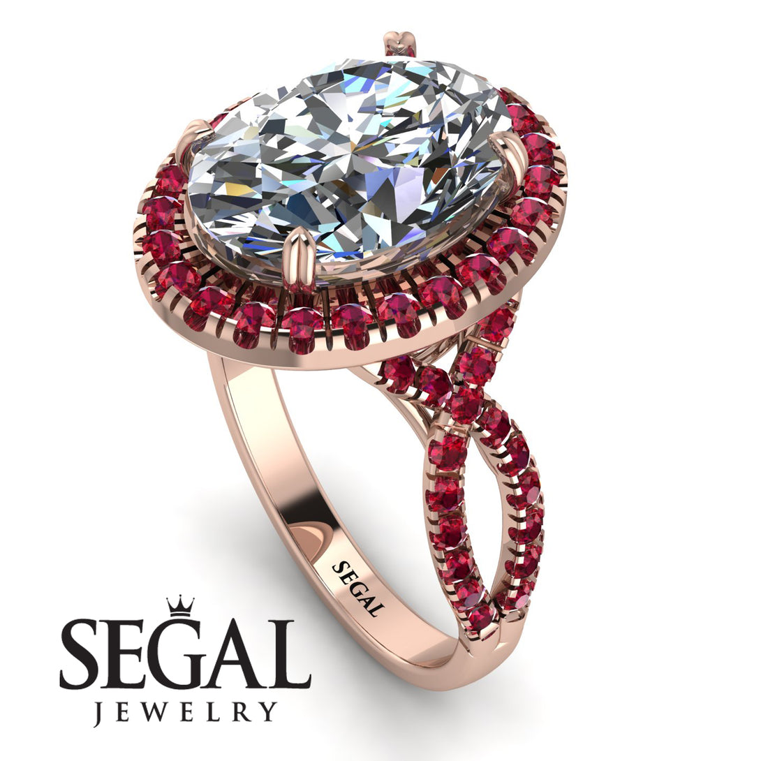 Glamorous Oval Diamond Ring - Jordyn No. 47