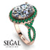 Glamorous Oval Diamond Ring - Jordyn No. 17