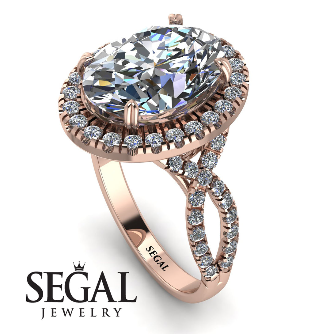 Glamorous Oval Diamond Ring - Jordyn No. 2