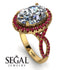 Glamorous Oval Diamond Ring - Jordyn No. 46 image 3