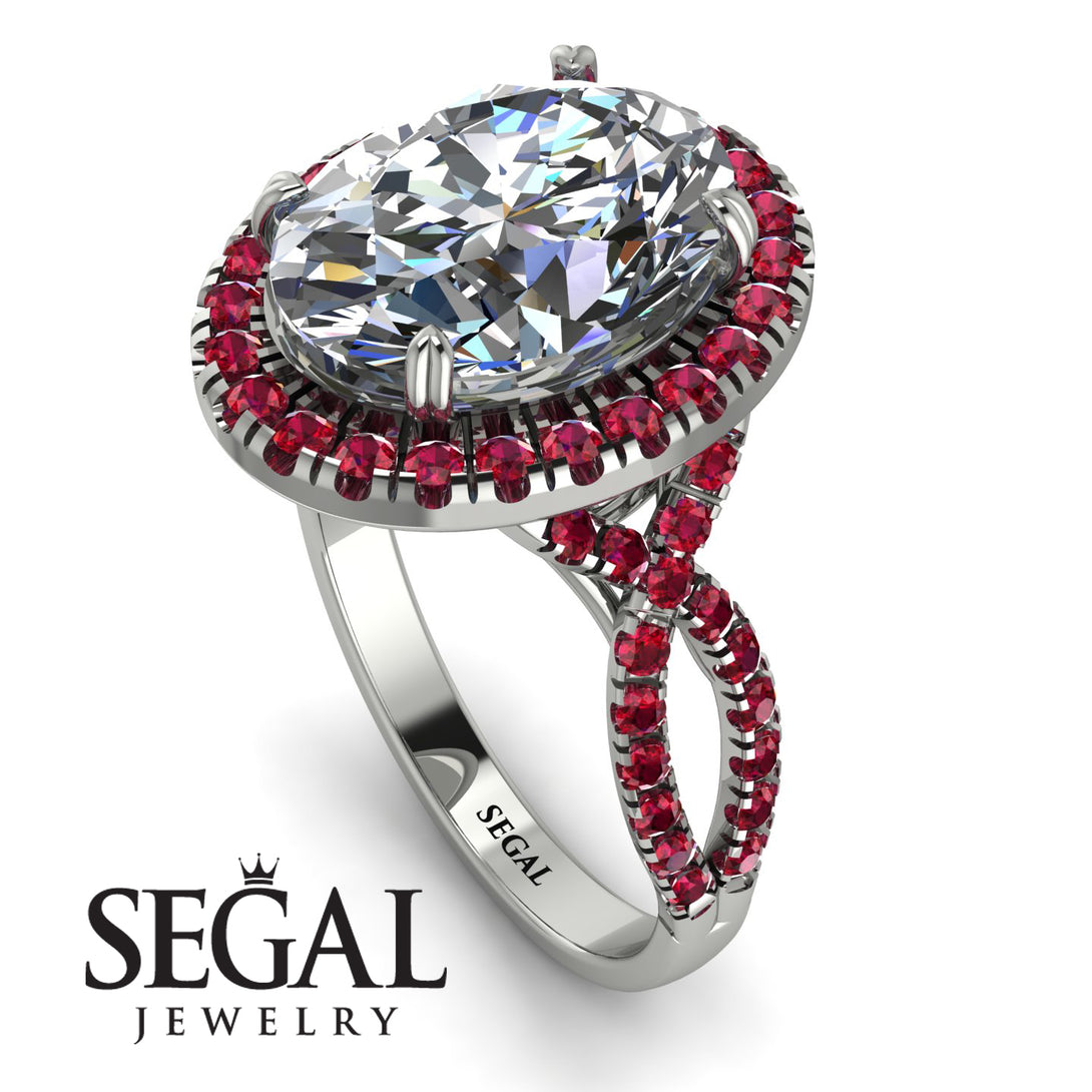 Glamorous Oval Diamond Ring - Jordyn No. 48