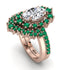 Glamorous Oval Diamond Bridal Set - Emily No. 17 image 1
