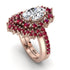 Glamorous Oval Diamond Bridal Set - Emily No. 47