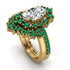 Glamorous Oval Diamond Bridal Set - Emily No. 16 image 1