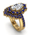 Glamorous Oval Diamond Bridal Set - Emily No. 61