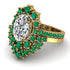 Glamorous Oval Diamond Bridal Set - Emily No. 16 image 3