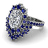 Glamorous Oval Diamond Bridal Set - Emily No. 63