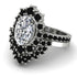 Glamorous Oval Diamond Bridal Set - Emily No. 33