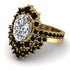 Glamorous Oval Diamond Bridal Set - Emily No. 31 image 3
