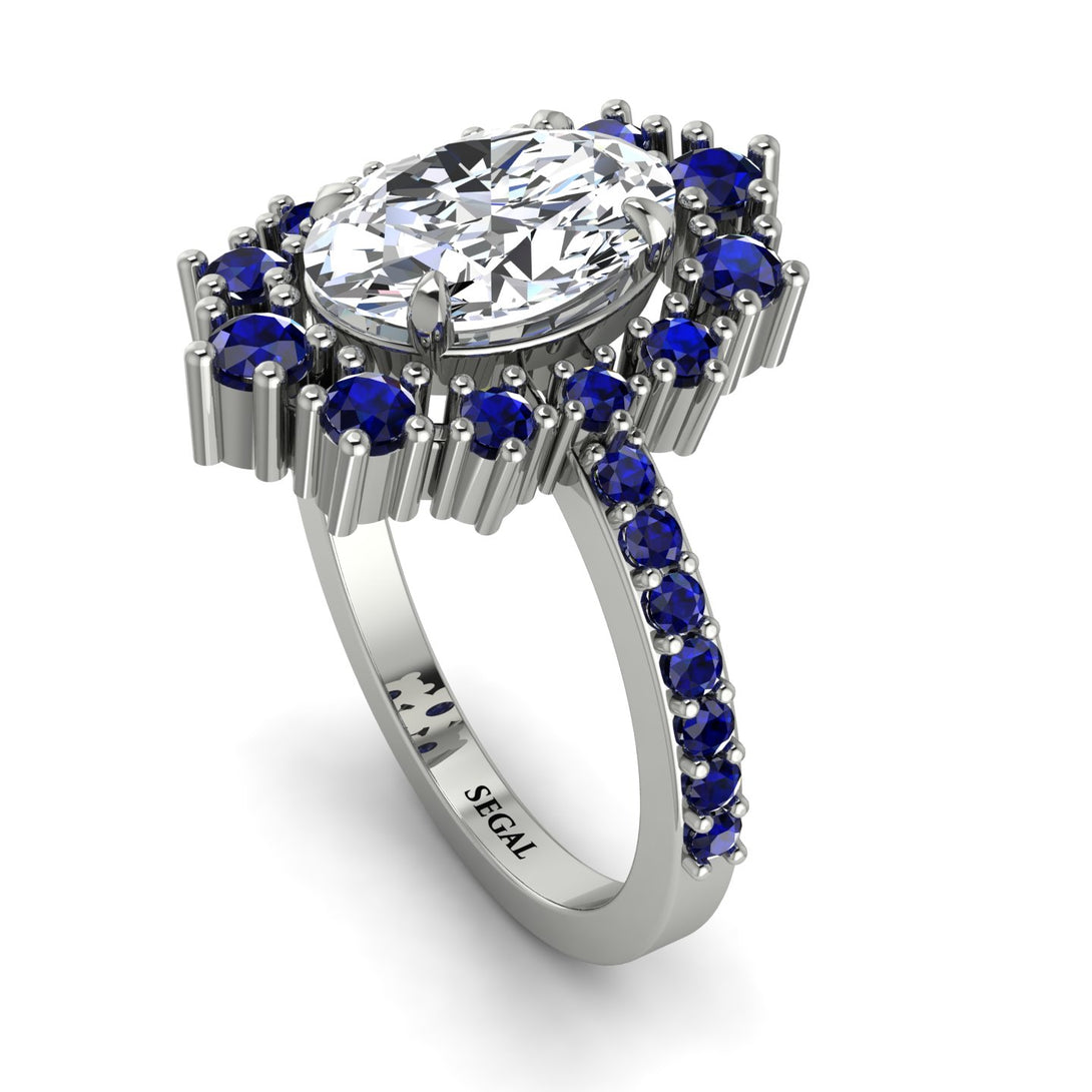 Glamorous Oval Diamond Ring - Emily No. 63