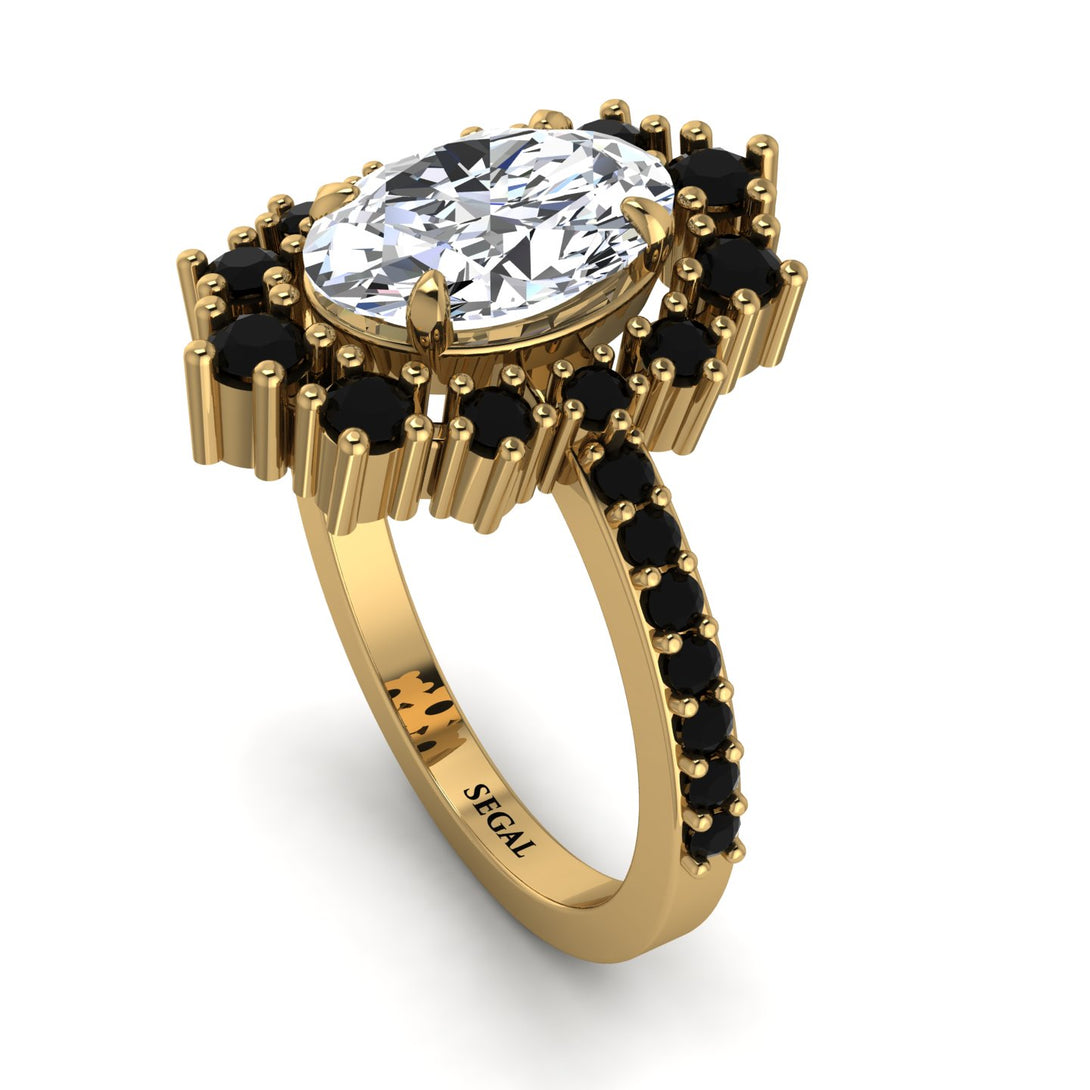 Glamorous Oval Diamond Ring - Emily No. 31