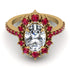 Glamorous Oval Diamond Ring - Emily No. 46