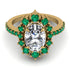 Glamorous Oval Diamond Ring - Emily No. 16