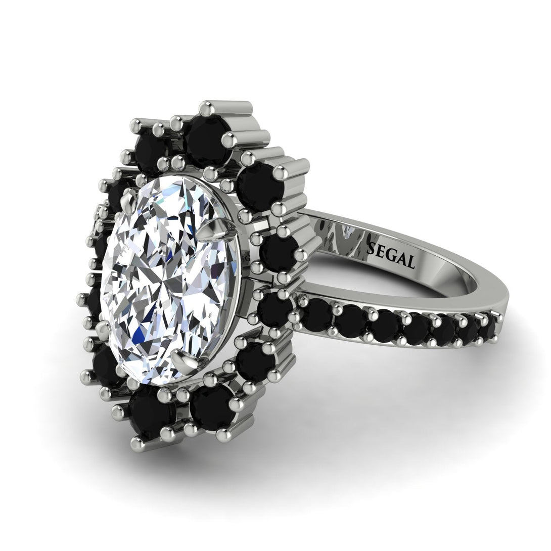 Glamorous Oval Diamond Ring - Emily No. 33