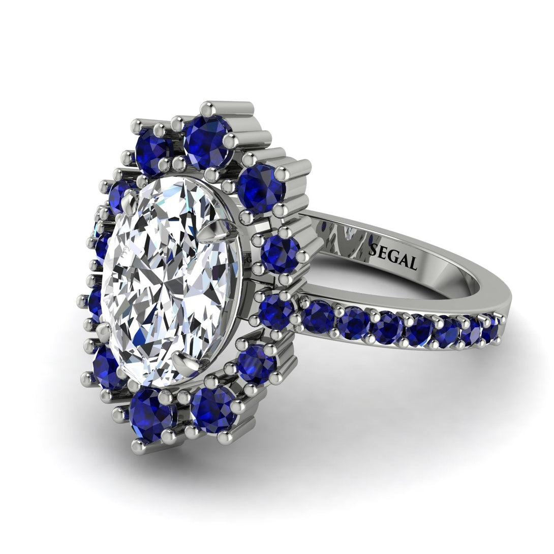 Glamorous Oval Diamond Ring - Emily No. 63