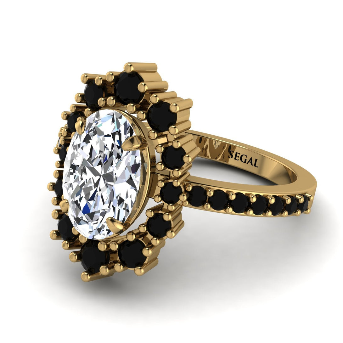 Glamorous Oval Diamond Ring - Emily No. 31