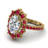 Glamorous Oval Diamond Ring - Emily No. 46